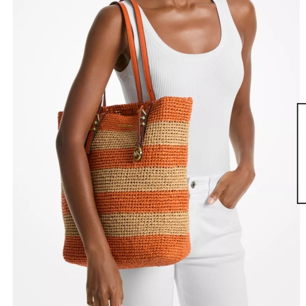 MICHEAL Micheal Kors Quinn Large North South Tote Bag Nwt - Picture 14 of 16